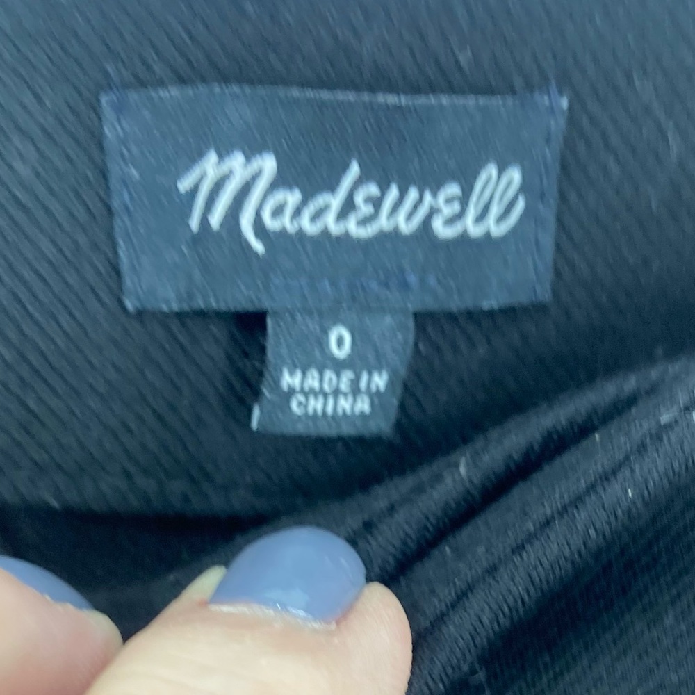 Madewell Black Pants Womens 0 - Picture 2 of 5